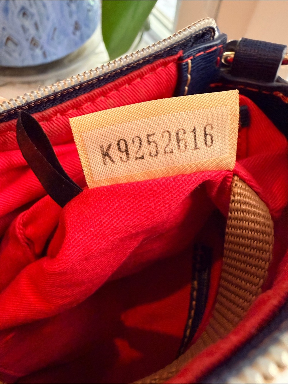 Dooney & Bourke | Nautical Navy and White Striped Crossbody - Picture 13 of 16